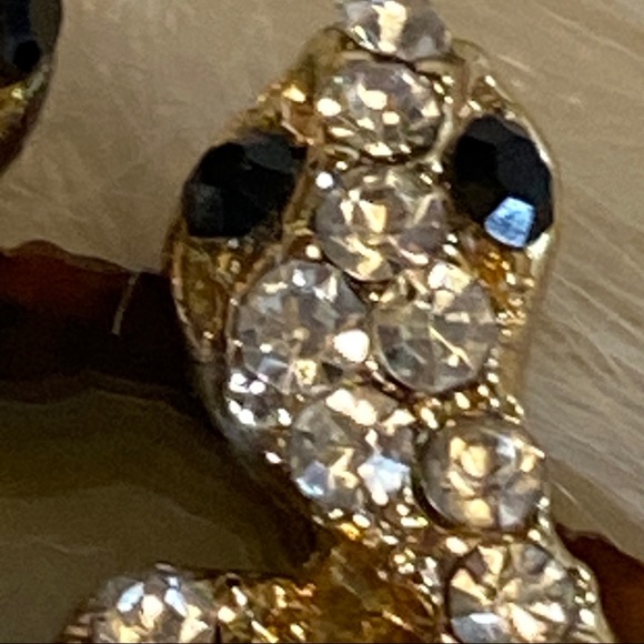Snake Crystal stud earrings - Picture 9 of 10